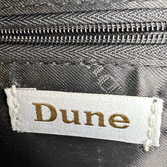 Dune Burgundy Pony Hide Shoulder Bag - Picture 7 of 8
